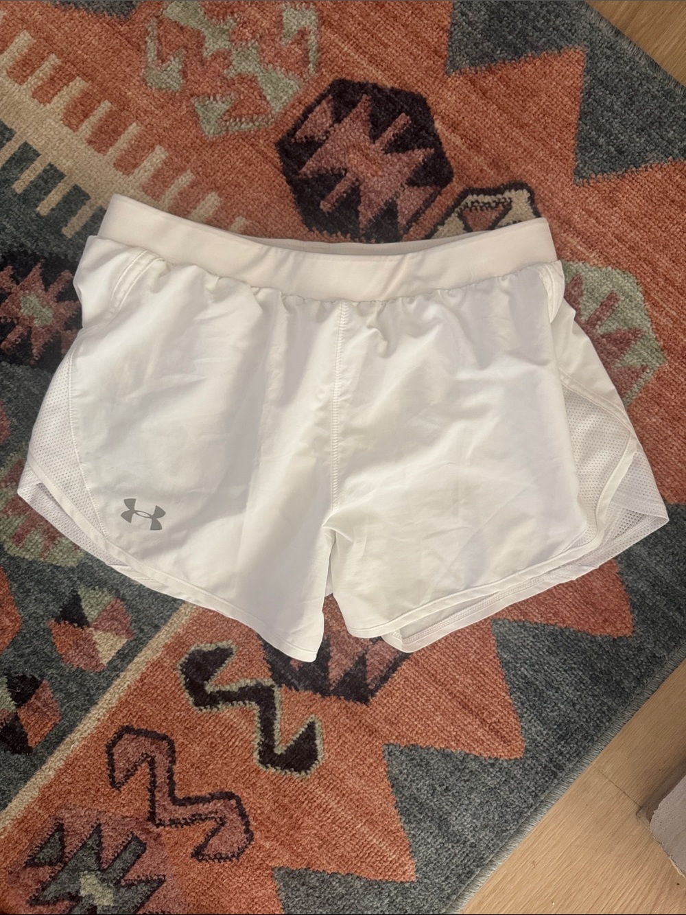 Under Armour Women’s White Athletic Running Shorts